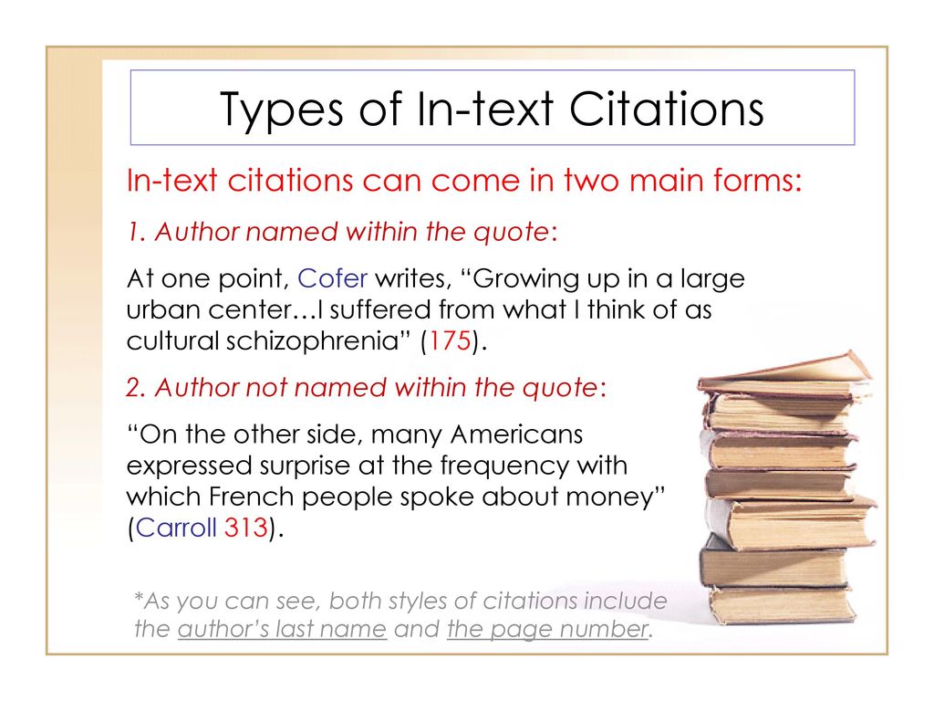 Types of citing deals
